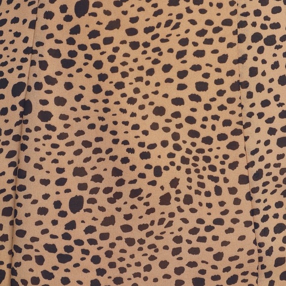 leopard print sleeveless mini dress - Picture 4 of 4